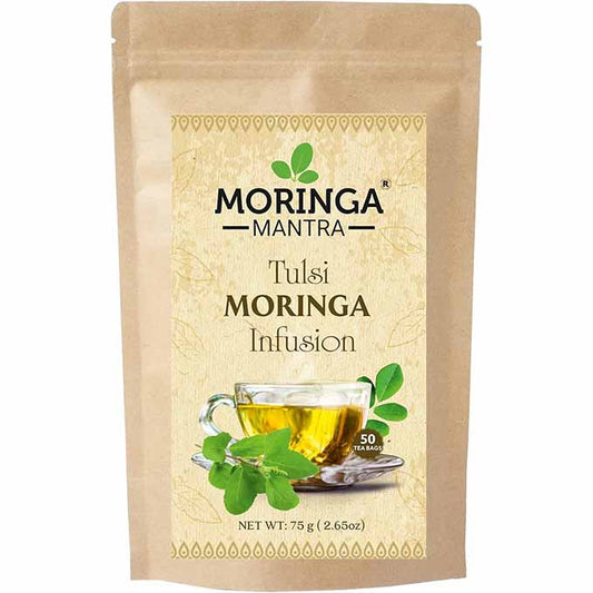 Moringa Mantra Tulsi Moringa Herbal Tea Infusion